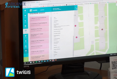 GIS aplikace twiGIS a její modul Servis