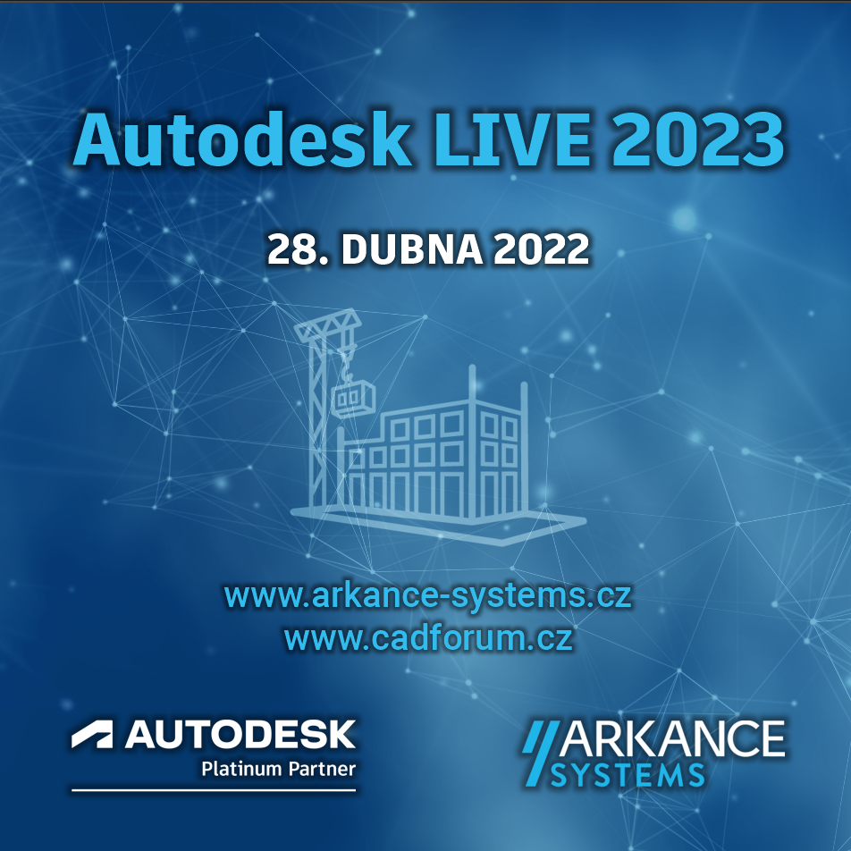 Autodesk LIVE 2023 - sekce stavebnictví (AEC)