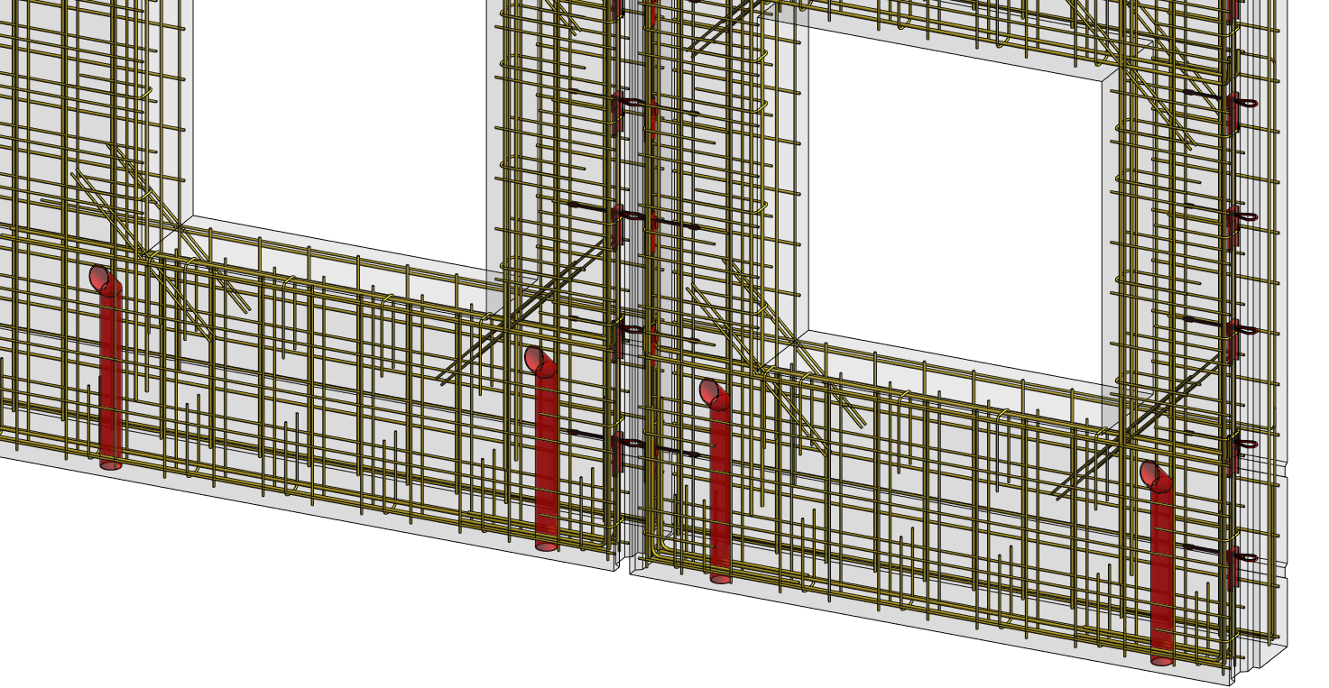 Precast Concrete - detailní BIM model konstrukce