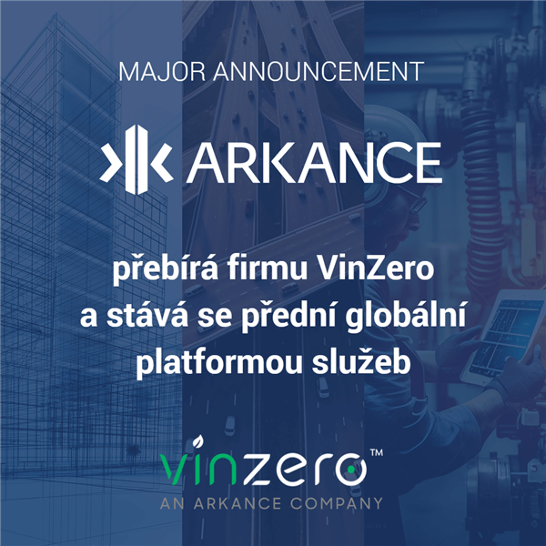 Společnost VinZero je nyní součástí ARKANCE