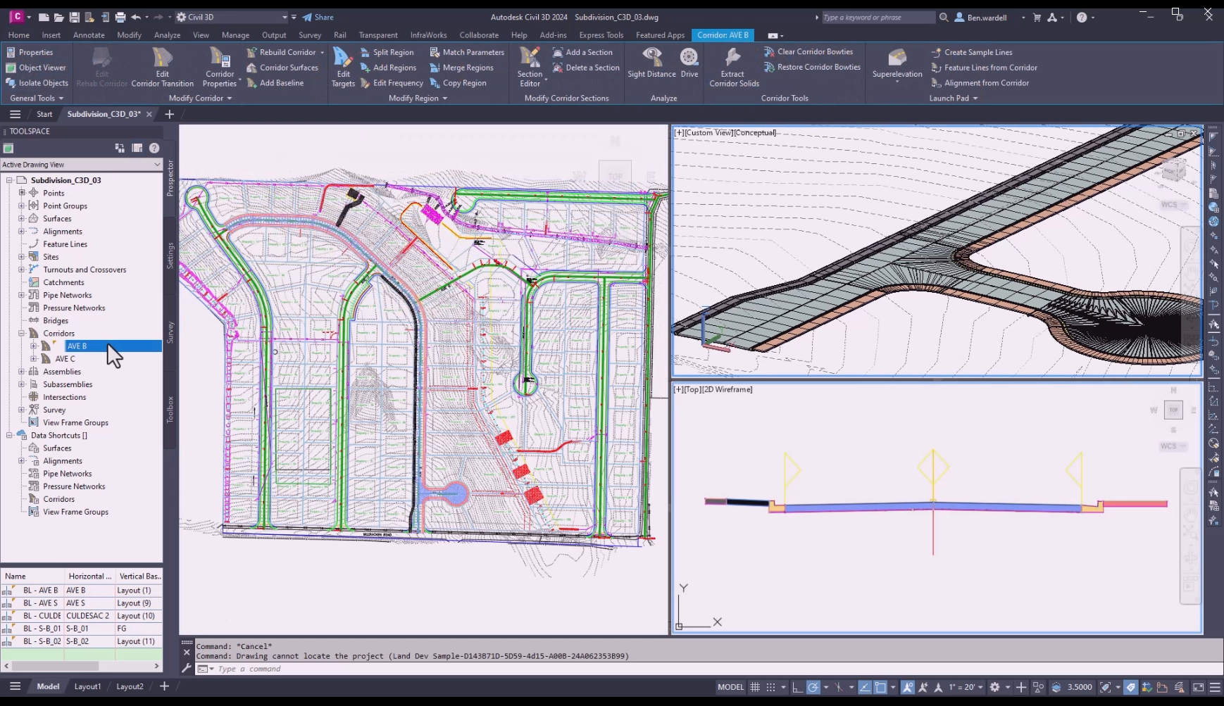 Autodesk Civil 3D 2024 - 3D navrhování koridorů