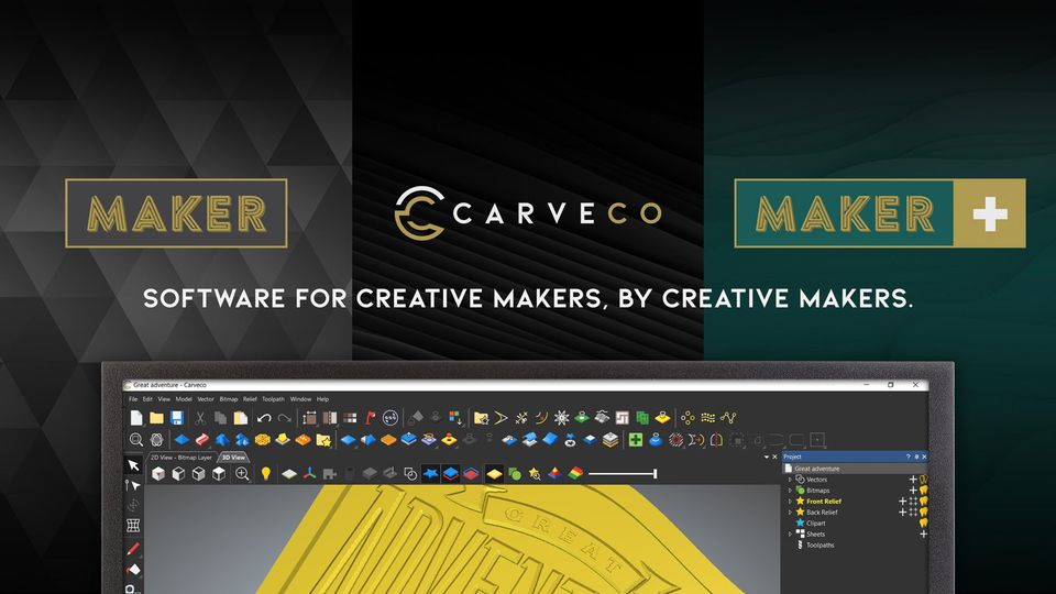 Produkty Carveco Maker, Carveco Maker Plus a Carveco od ARKANCE